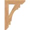 Ekena Millwork Merced Slat Smooth Bracket, Western Red Cedar, 3 1/2"W x 18"D x 26"H BKT04X18X26MRC06SWR - alternate 2